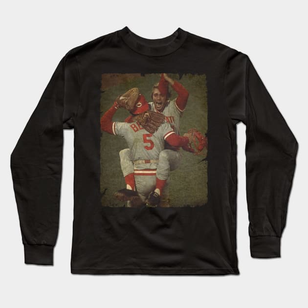 Will McEnaney and Johnny Bench - 1975 WS Long Sleeve T-Shirt by SOEKAMPTI